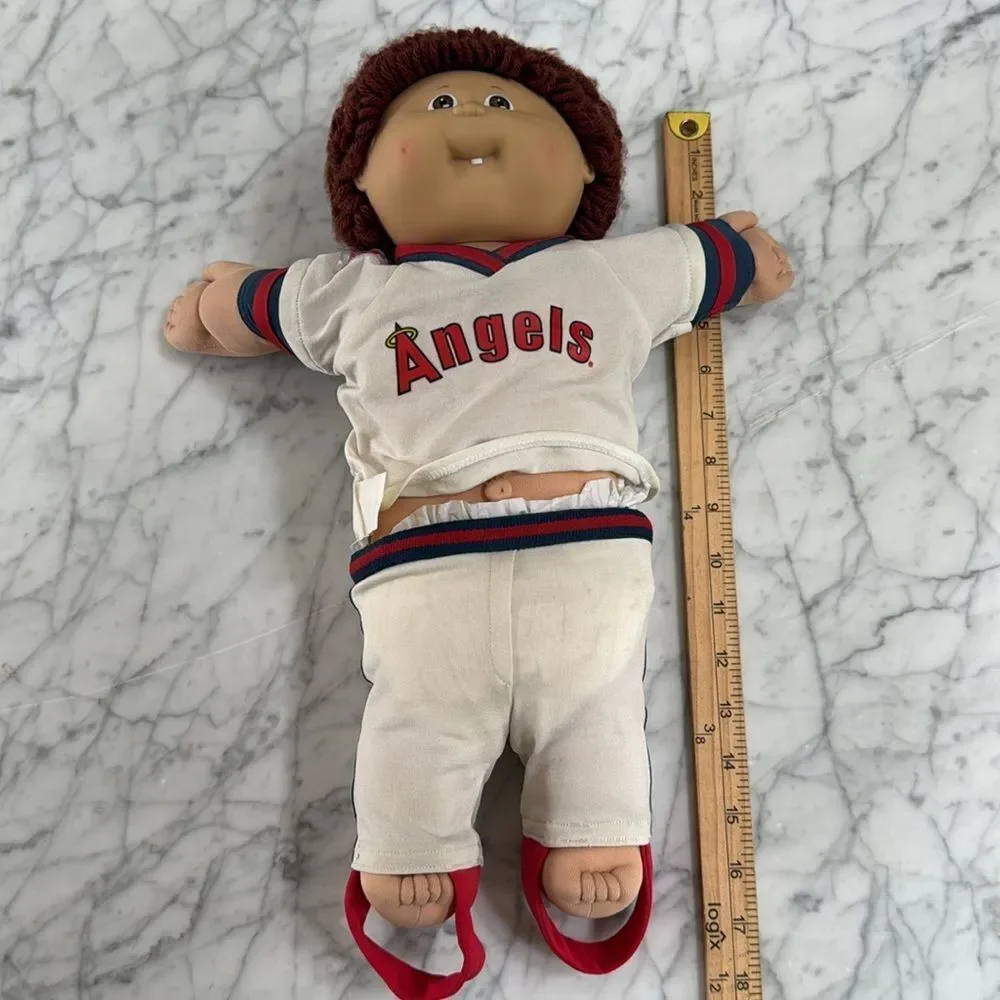 Vintage cabbage patch kids MLB California Angels Jersey edition uniform baseball